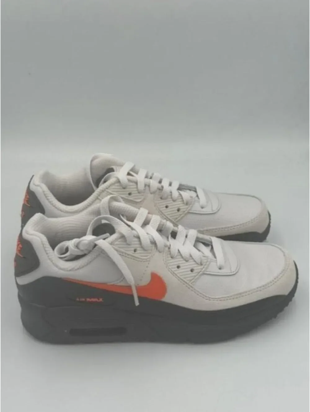 Nike Air Max 90 SE (GS)Sneakers Grey/Orange Y6.5 / W8